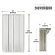 ANZZI 56-in. x 33-in. Accordion-Style Bathtub Shower Door