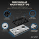 12 in. 2-Burner Recessed Gas Cooktop in Stainless Steel with Power Burners 5800-15000 BTU/h and NG/LP Convertible