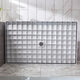 ANZZI Base Series 60 in. L x 32 in. W ANZZI Shower Pan Base with Center Drain in Glossy White Marine Acrylic