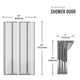 ANZZI 56-in. x 33-in. Accordion-Style Bathtub Shower Door