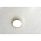 ANZZI Nora Natural Stone Vessel Sink in White Marble