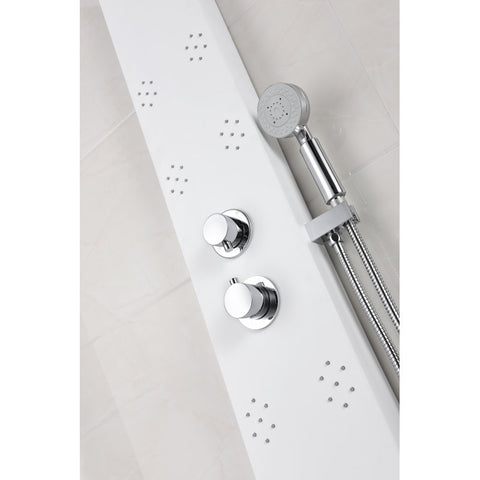 Lyric 64 in. 6-Jetted Full Body Shower Panel with Heavy Rain Shower and Spray Wand