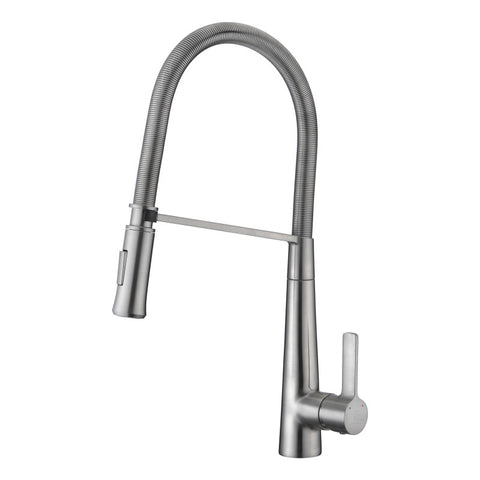 KF-AZ188BN - ANZZI Apollo Single Handle Pull-Down Sprayer Kitchen Faucet in Brushed Nickel