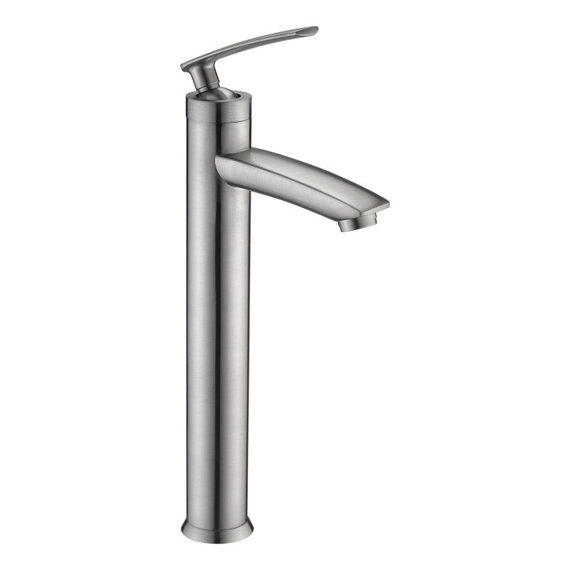 Elmont Single Handle store Bathroom Faucet, Satin Nickel, Push new