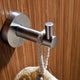 ANZZI Caster Single Robe Hook, RHINO ALLOY Certified Stainless Steel & Zinc, Scratch Resistant Surface, 4 lb. Capacity, Multiple Finishes