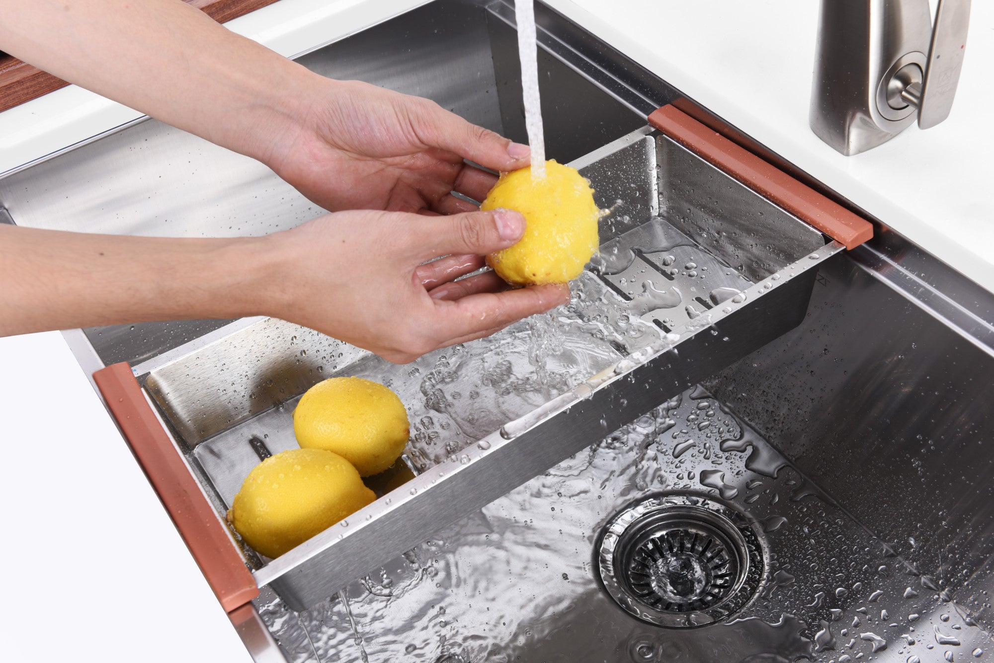 K-AZ3219-2Ac - ANZZI Aegis Undermount Stainless Steel 32.75 in. 0