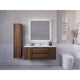 VT-MR4SCCT48-DB - 48 in. W x 20 in. H x 18 in. D Bath Vanity Set in Dark Brown with Vanity Top in White with White Basin and Mirror