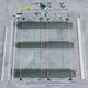 Ozean Series 56 to 60 in. x 76 in. Frameless Shower Door with Sliding with Tsunami Guard Tempered Clear Glass
