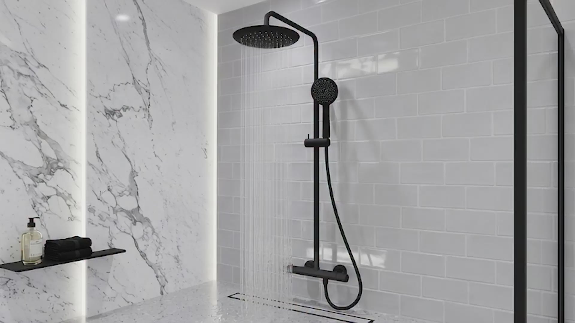 nasebaaaoi① SH-AZ013 - ANZZI Byne 1-Handle 1-Spray Tub and Shower Faucet with