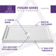 Fissure Series 36 in. x 48 in. Single Threshold Shower Base
