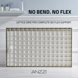 Kahn Series 60 in. x 30 in. Alcove Shower Base and Frameless Sliding Shower Door Combo with Tsunami Guard