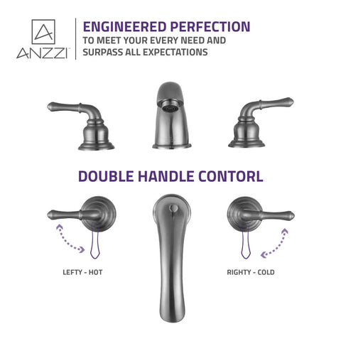 ANZZI Prince 8 in. Widespread 2-Handle Bathroom Faucet