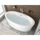 FT-AZ077 - ANZZI Jarvis Series 67" Air Jetted Freestanding Acrylic Bathtub in White
