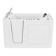 ANZZI 30 in. x 60 in. Left Drain Quick Fill Walk-In Whirlpool and Air Tub with Powered Fast Drain in White