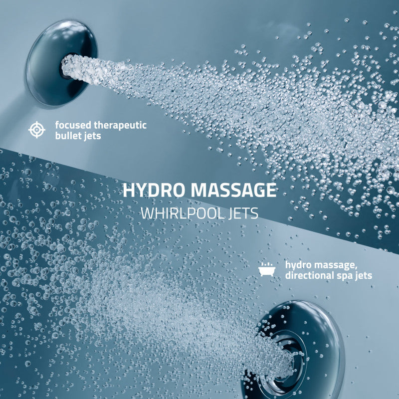 FT-AZ202 - Leni Series 71 in. x 38 in. Jetted Whirlpool 54