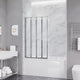 ANZZI 56-in. x 33-in. Accordion-Style Bathtub Shower Door