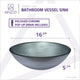 ANZZI Posh Series Deco-Glass Vessel Sink