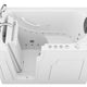 Coupe Premier 53 - 60 in x 28 in. Left Drain Air and Whirlpool Jetted Walk-in Tub in White