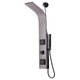 SP-AZ078GM - ANZZI Aura Retro-Fit Series 39 in. 2-Jet Shower Tower with Heavy Rain Shower and Body Jets and Spray Wand in Gray Marble