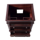 ANZZI Wineck 36 in. W x 35 in. H Bathroom Vanity Set in Rich Chocolate