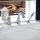 Den Series Single Handle Deck-Mount Roman Tub Faucet with Handheld Sprayer