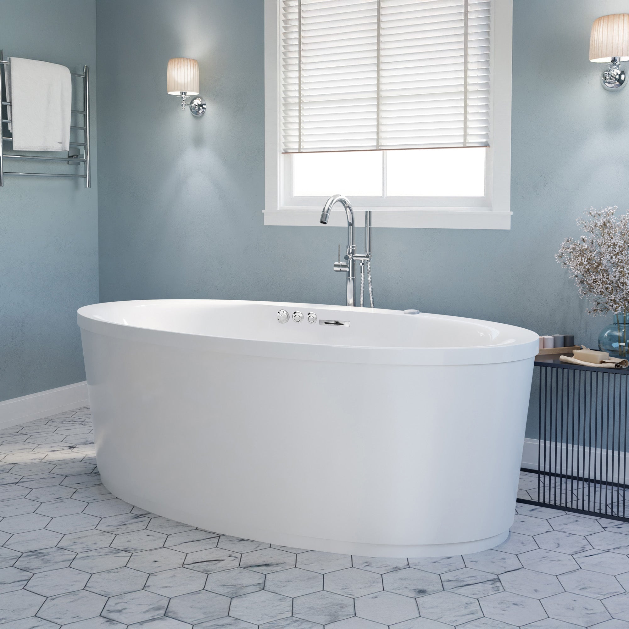 FT-AZ101 - ANZZI Heidi Series 67 in. x 34 in. Acrylic Combination