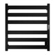 Note Series 6-Bar Stainless Steel Wall Mounted Towel Warmer in Matte Black