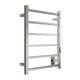 TW-AZ014BN - ANZZI Charles Series 6-Bar Wall Mounted Electric Plug-In Bathroom Towel Warmer Rack in Brushed Nickel Finish Stainless Steel