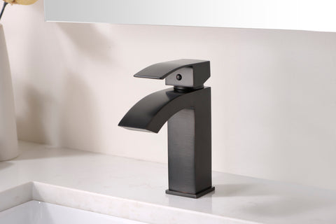 Revere Series Single Hole Single-Handle Low-Arc Bathroom Faucet in Oil Rubbed Bronze