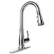 Sifo Hands Free Touchless 1-Handle Pull-Down Sprayer Kitchen Faucet with Motion Sense and Fan Sprayer
