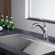 Di Piazza Single-Handle Pull-Out Sprayer Kitchen Faucet in Brushed Nickel