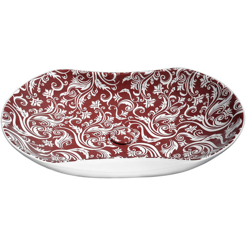 LS-AZ250 - ANZZI Fleur Ecarlate Ceramic Vessel Sink in Crimson Finish