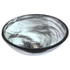 LSAZ054-022 - ANZZI Mezzo Series Deco-Glass Vessel Sink in Slumber Wisp with Crown Faucet in Chrome
