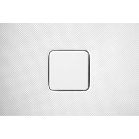 ANZZI Titan Series 36 in. x 36 in. Double Threshold Shower Base in White