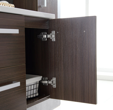 Conques 48 in. W x 20 in. H Bathroom Vanity in Rich Brown