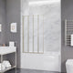 ANZZI 56-in. x 33-in. Accordion-Style Bathtub Shower Door