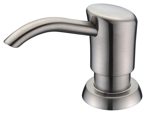 Florence 12 oz. Bottle Soap Dispenser in Brushed Nickel