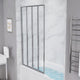 ANZZI 56-in. x 33-in. Accordion-Style Bathtub Shower Door
