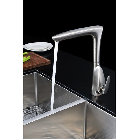 KF-AZ034BN - ANZZI Timbre Series Single-Handle Standard Kitchen Faucet in Brushed Nickel