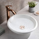 Egret Series Vessel Sink in White