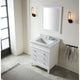 VT-MRCT4036-WH - ANZZI Wineck 36 in. W x 22 in. H Bathroom Bath Vanity Set in Rich White