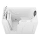 AZ2853LWH-CP - ANZZI Coupe Premier 53 - 60 in x 28 in. Left Drain Whirlpool Jetted Walk-in Tub in White