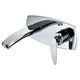Voce Series Single-Handle Wall Mount Bathroom Faucet in Polished Chrome