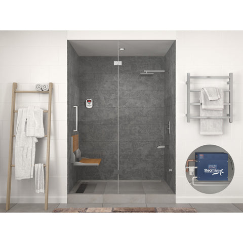 STMGEN1-GEN - SteamSpa 12kW Quick Start Steam Bath Generator with Dual Tank Continuous Steam Output Design and Quiet Quick Start Technology