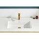 ANZZI Orchard 36 in. Console Sink with Glossy White Counter Top