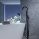 Coral Series 2-Handle Freestanding Tub Faucet with 60 in. Euro-Grip Hand Sprayer