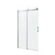 ANZZI Series 48 in. x 76 in. Frameless Sliding Shower Door with Handle in Brushed Nickel