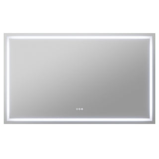 BA-LMDFX021AL - ANZZI 36-in. x 60-in. Frameless LED Front/Back Light Bathroom Mirror w/Defogger