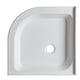 ANZZI 36 x 36 in. Neo-Round Double Threshold Shower Base in White