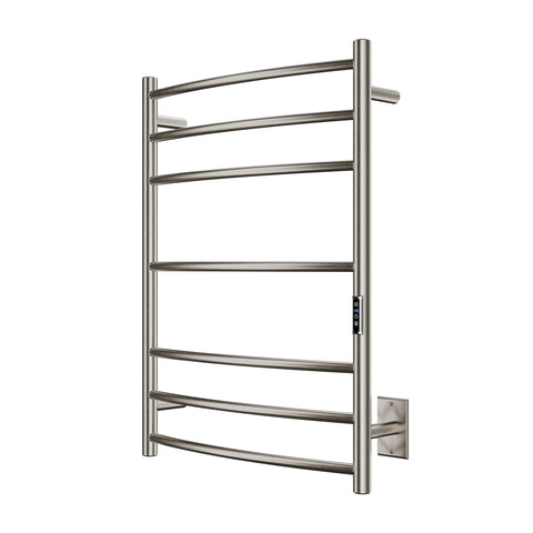ANZZI Gown 7-Bar Stainless Steel Wall Mounted Towel Warmer